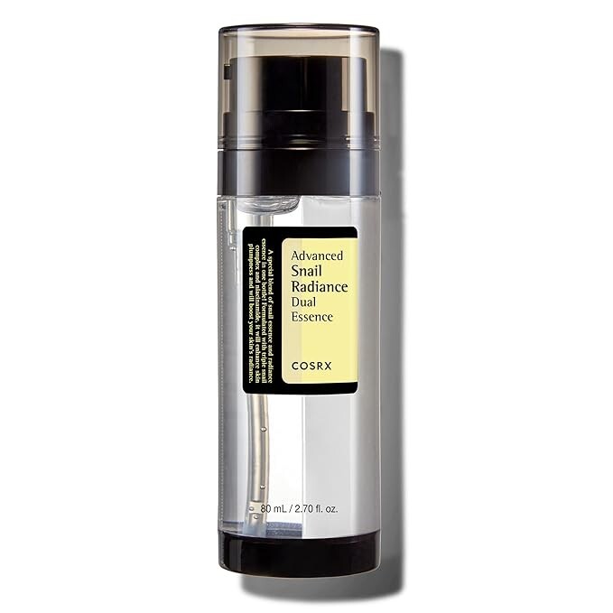 COSRX Advanced Niacinamide 5% + Snail Mucin 74% Dual Essence, 2.70 fl.oz/80 ml