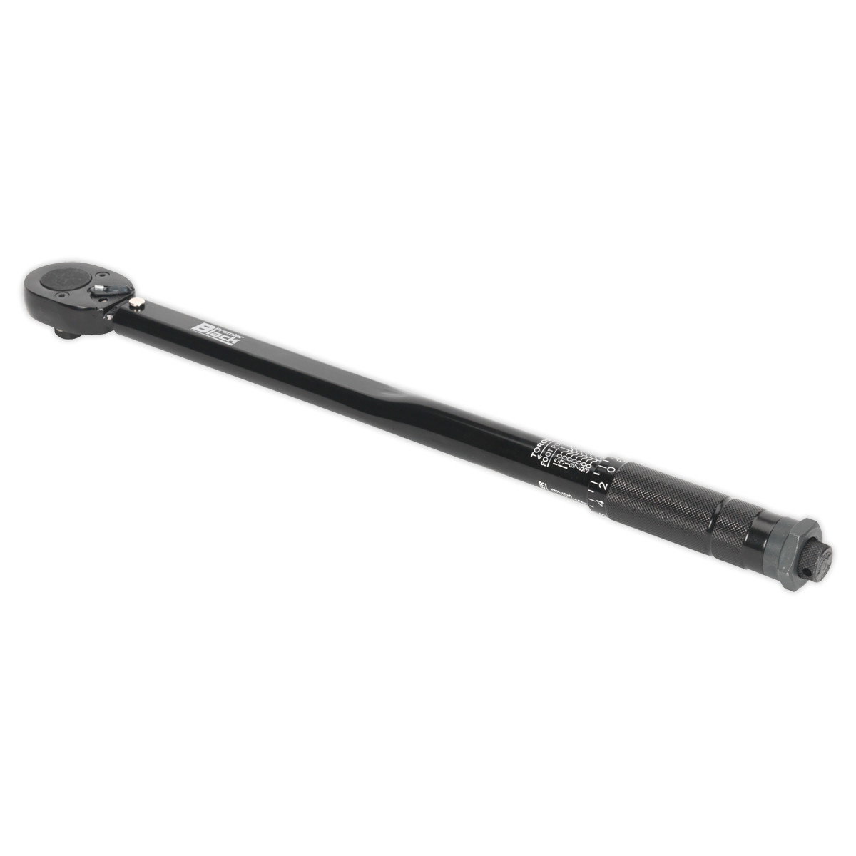Sealey AK624B Micrometer Torque Wrench 1/2 Drive Black Series 27Nm - 204Nm