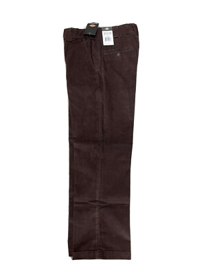 NWT Dickies Corduroy Pant Regular Fit Chocolate Brown | eBay