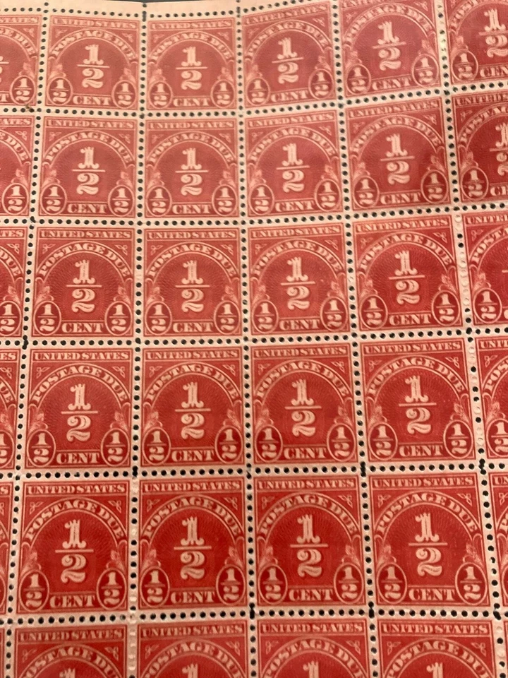 US SC# J79  Stamp Sheet OF 100 STAMPS VF/XF - Image 4 of 4