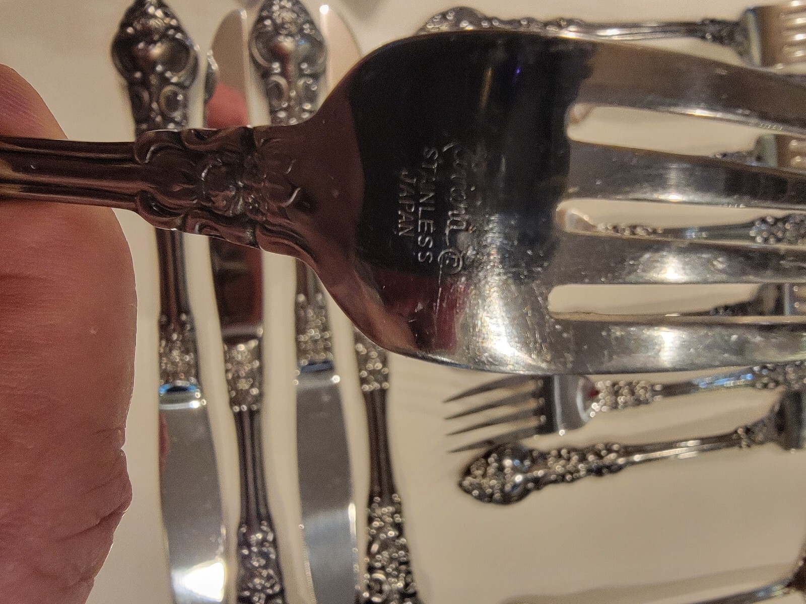 Vintage Riviera RIF23 Japan Flatware Set 43 Pieces Heavy Stainless