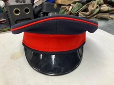 Vtg HOBSON & SONS LONDON Blue and Red SZ: 6 3/4 NSN: 8405-99-136-0006