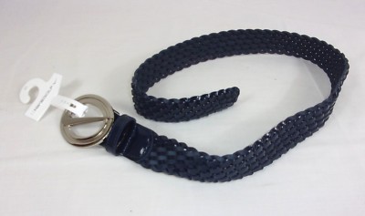 Nike Golf Women's Swoosh Oval Braided Belt Obsidian Blue 13061184 OBSID XS 135N
