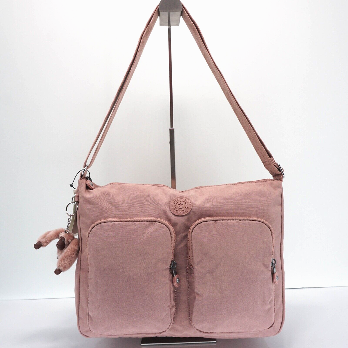 Kipling Sidney Crossbody Shoulder Bag HB7685 Polyamide Rosey Rose