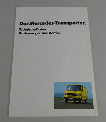 Brochure / Technical Data Mercedes-Benz Bremer Transp. T1 207D/307D 208/308