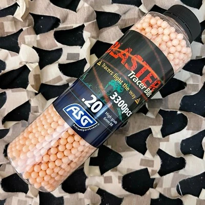 NEW ASG Blaster RED Tracer .20g Airsoft BB's - 3,300 Rounds (19464)