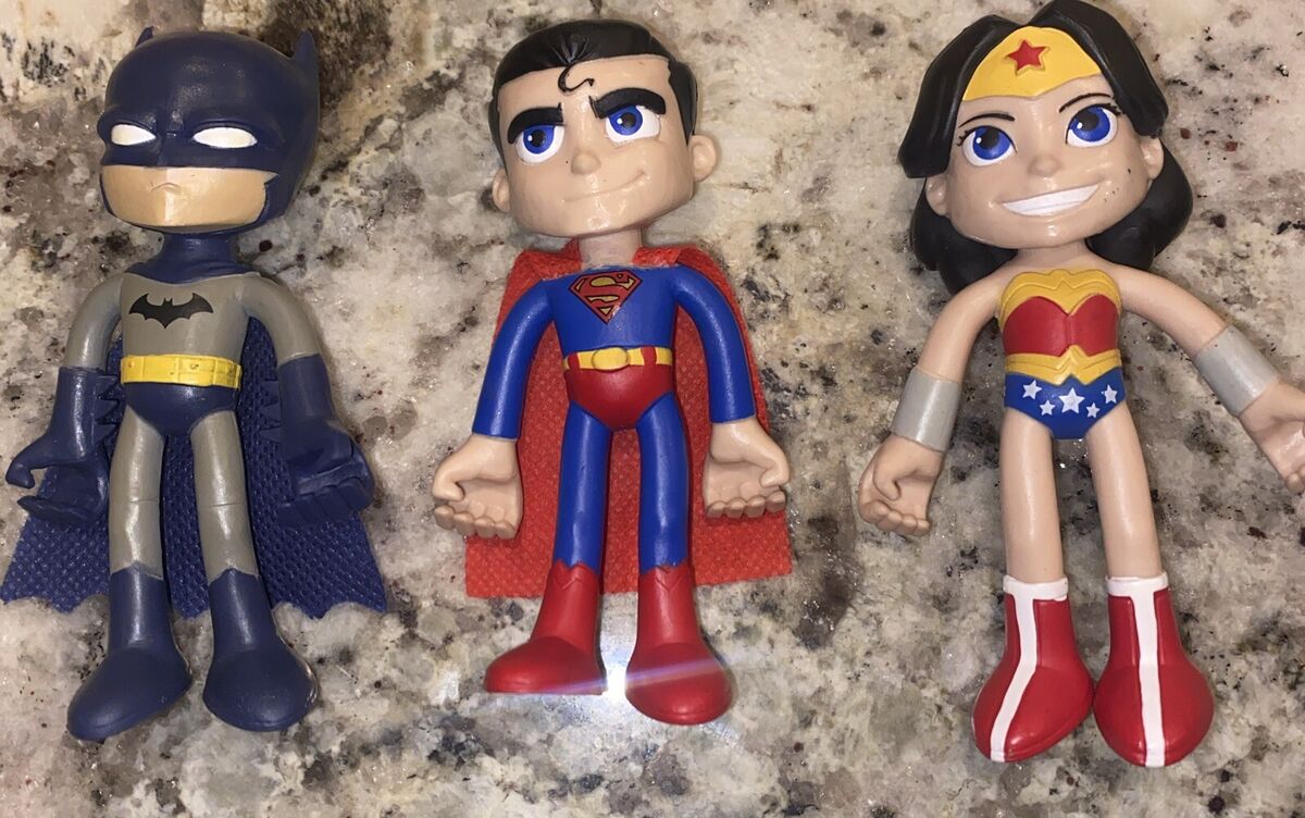 DCジャスティス・リーグ フレックストレム FLEXTREME DC JUSTICE LEAGUE BENDABLE 4” BATMAN SUPERMAN