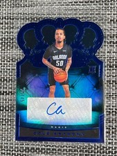 Cole Anthony 2020-21 Crown Royale Rookie Auto Blue Crystal Prizm Magic #'d 19/75