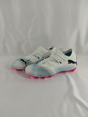 Puma Future 7 Match FG/AG Junior Fußballschuhe Nockenschuhe  Weiß Mehrfarbig