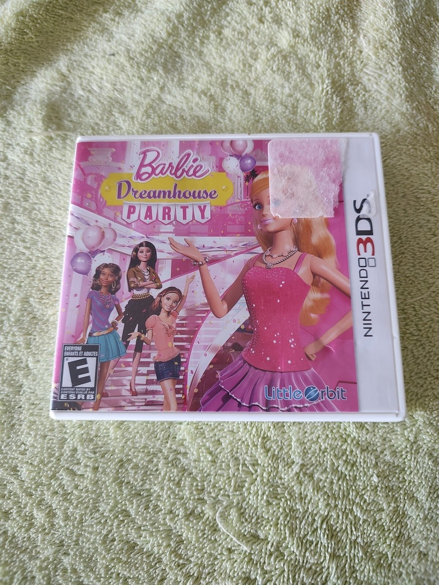 Barbie Dreamhouse Party (Nintendo 3DS, 2013) Complete CIB