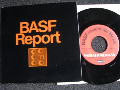 BASF Report 71-Luigi Pelligioni 7'' Vinyl-1971 Germany-BASF 162-Variationen K 71
