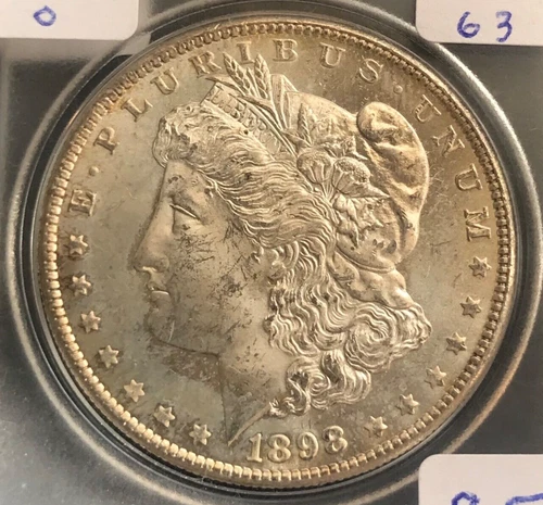 1898- o Morgan silver dollar, choice Brilliant Uncirculated. !