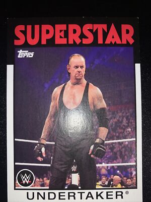 Topps Heritage 2016 UNDERTAKER Superstar Wrestling Trading Card #39 WWE