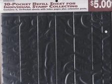 The Stamp Collector's Album Refill Pack, 10 Pocket