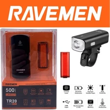 Ravemen LS-CT02 LR500S and TR20 USB Lightset