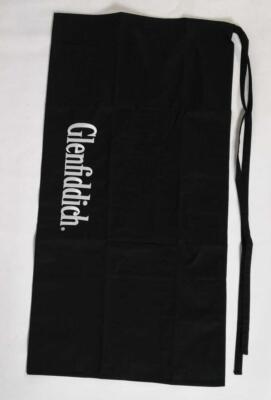 Glenfiddich Whisky Kellnerschürze, schwarz, Gastro, Bistro, Neu!