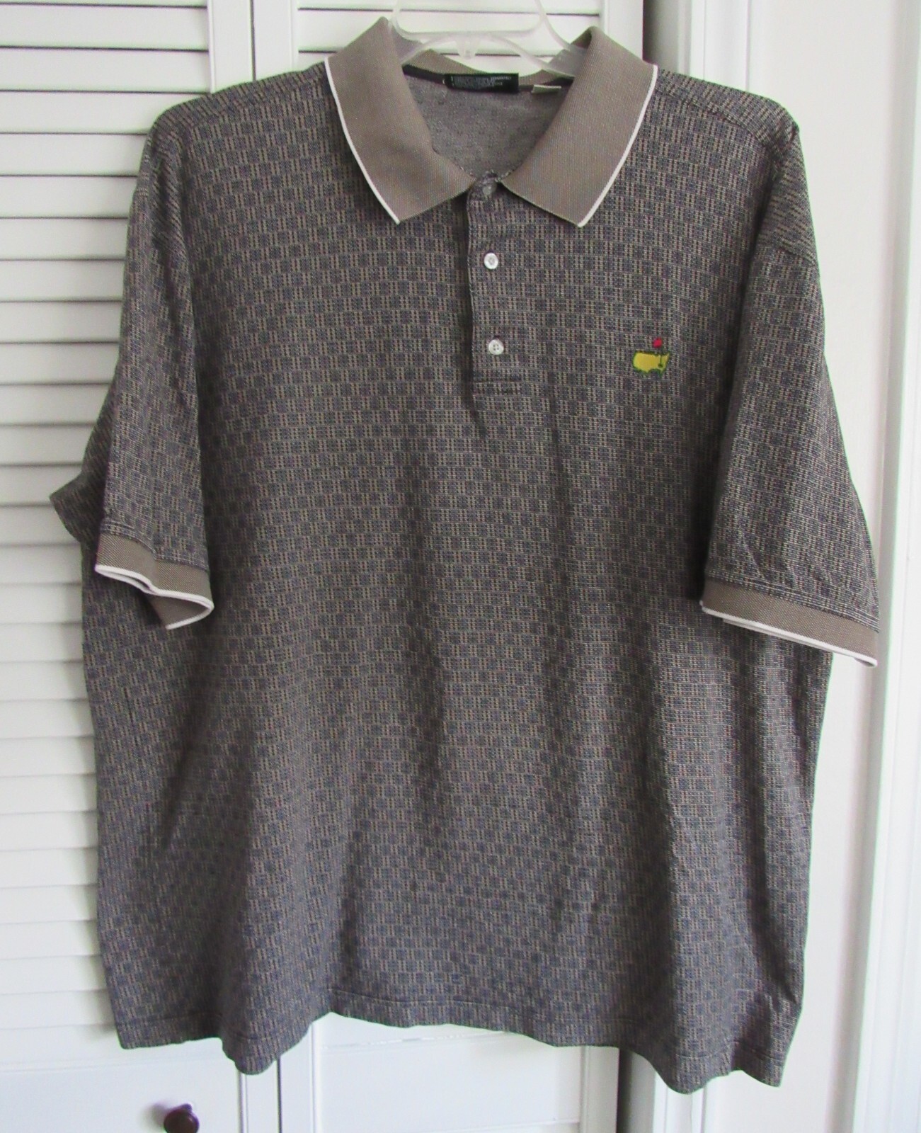 MASTERS COLLECTION 3 BUTTON COLLARED MASTERS GOLF… - image 1