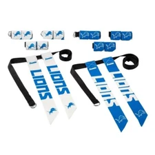 NIB Franklin Detroit Lions Kids 8 Player Flag Football Set