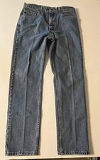 Vintage Levi's 505 4891 Regular Fit Straight Leg Jeans Size 34 x 32 Made In USA