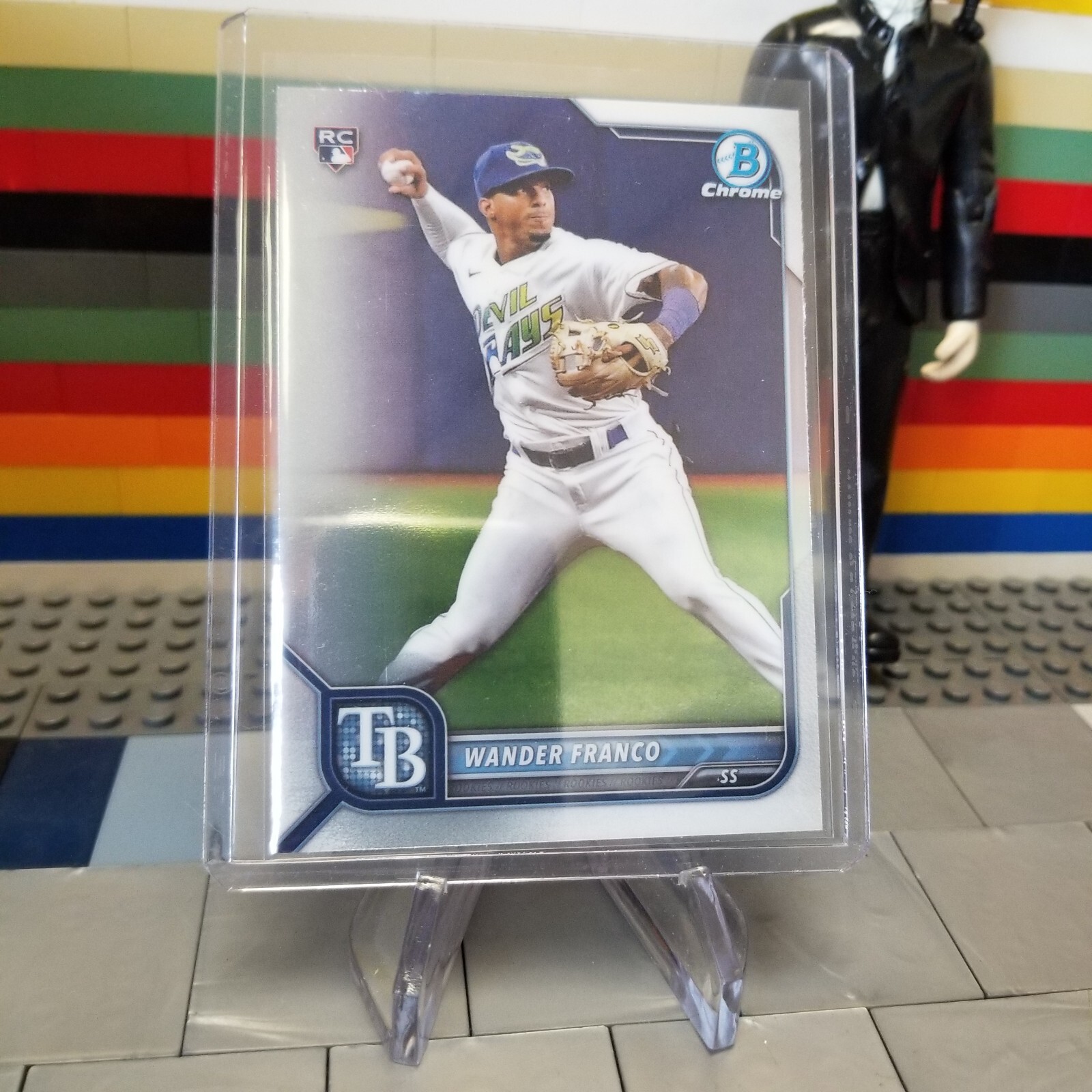 2022 Bowman Chrome Wander Franco Rookie Card RC Tampa Bay Rays #10