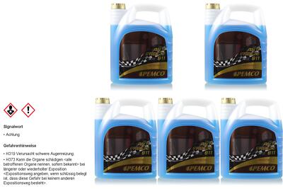 25L Original Pemco Kühlerfrostschutz Typ G11 Antifreeze blau blue PM0911-5
