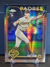 2024 Topps Chrome Update #USC129 Alek Jacob Prism Refractors
