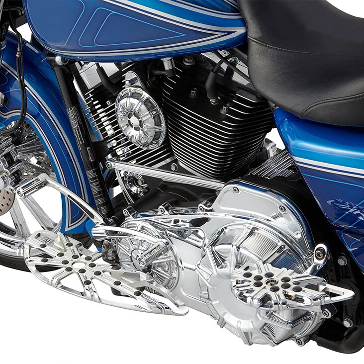 For Harley Gauge passenger floorboards shifter levers Touring Road glide 14-UP Foto 3 de 4