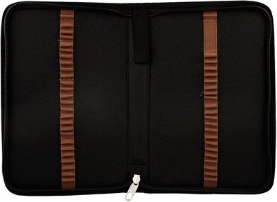 48 Slot Zippered Nylon Pencil Carry Case - Size: 11.4'' X 7.6'' X1.4''