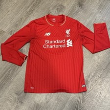 LIVERPOOL 2017/2018 FOOTBALL L/S SHIRT JERSEY HOME NEW BALANCE ORIGINAL SIZE S
