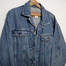 Rare Vintage 90's GAP Denim Jacket USA L Men's Chore Work Wear Great Condition