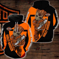 Harley Racing Davidson 3D Hoodie , Unisex Adults S-5XL