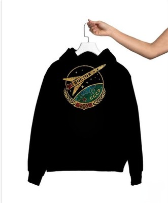 CCCP Soviet Soviet Vostok UdSSR Russian Graphic Sweatshirt Hoodie S M L XL 234XL