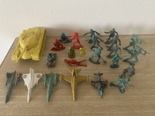 Lotto vintage soldatini & mezzi militari anni 80 indiani cowboys