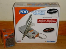 NEW MEDICOOL PRO POWER 35K RECHARGEABLE ELECTRIC NAIL FILE + EXTRA SANDING BANDS