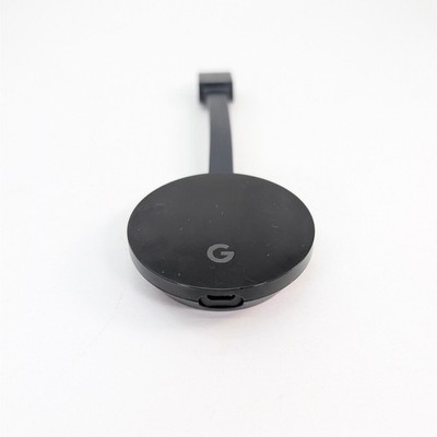 Google Chromecast Ultra 4K HDR Streaming Media Player Black NC2-6A5-D with Power