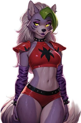 Roxanne Wolf FNAF Vinyl Car Decal Sticker 7'' Weatherproof