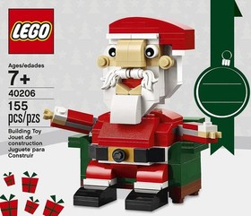 LEGO Seasonal: Lego Santa (40206) - 155 pcs - Brand New Box
