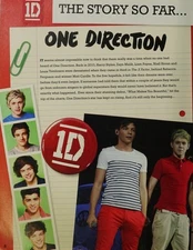 One Direction: A Year with One Direction by One Direction, Acceptable Book