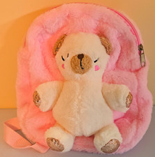 Old East Main & Co Pink Faux Fur Mini Backpac...