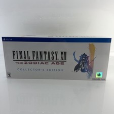 NEW SEALED FINAL FANTASY XII The Zodiac Age Collectors Edition Playstation 4 PS4