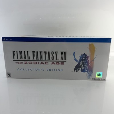 NEW SEALED FINAL FANTASY XII The Zodiac Age Collectors Edition Playstation 4 PS4