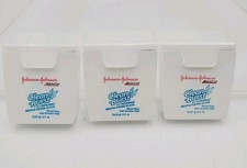 HTF Lot of 3 Reach Clean Burst ICY Peppermint Waxed Dental Floss 5yds