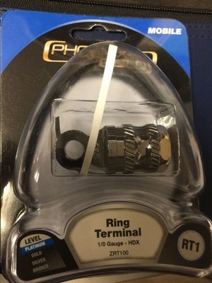 Phoenix Gold Ring Terminal 1/0 AWG HDX Connection ZRT100 RT1 Platinum Series