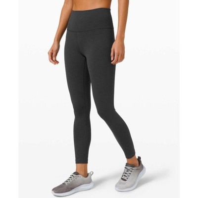 Lululemon Wunder Train High-Rise Tight 25'', Heathered Graphite Grey, 6, W5CQPS
