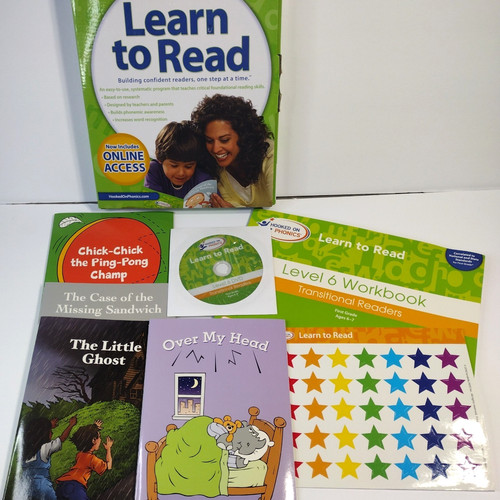 Hooked On Phonics 1st Grade Level 6 Transitional Readers Ages 6-7 COMPLETE 2017