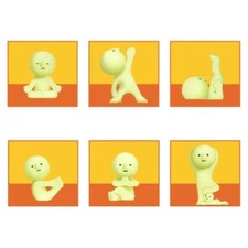Smiski Glow In The Dark Figure Yoga Series Dreams 3-Inch Mini-Figure