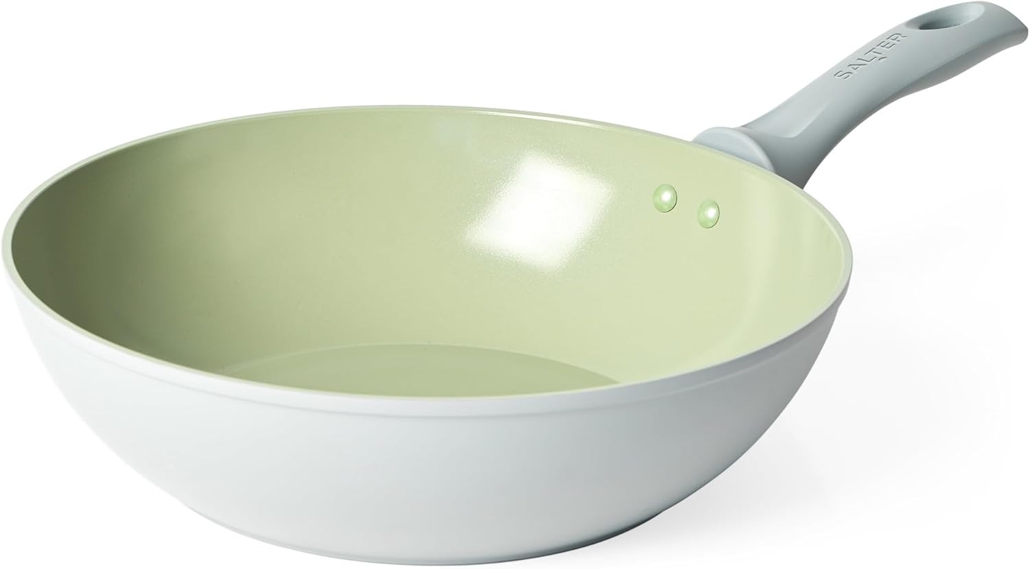 Padella Wok Salter Earth 28cm Design Sostenibile Ceramica Verde