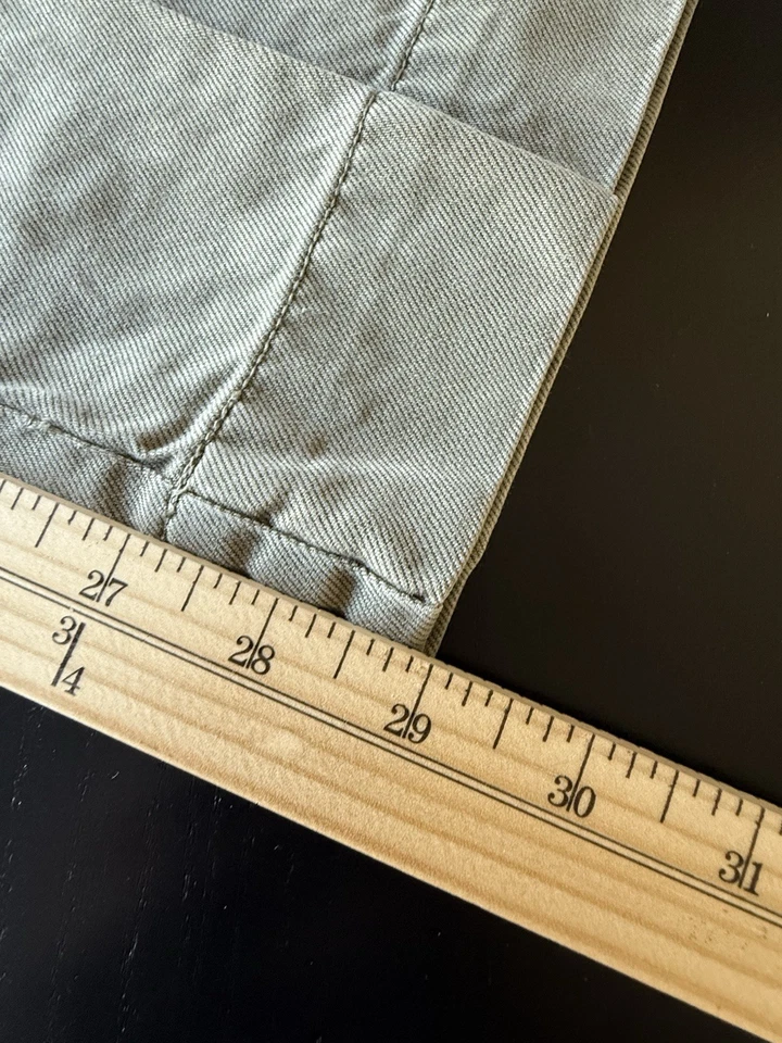 Pantalones cargo Joie Flare Leg talla pequeña verde militar sin cordones bolsillos elásticos en la cintura Foto 4 de 4