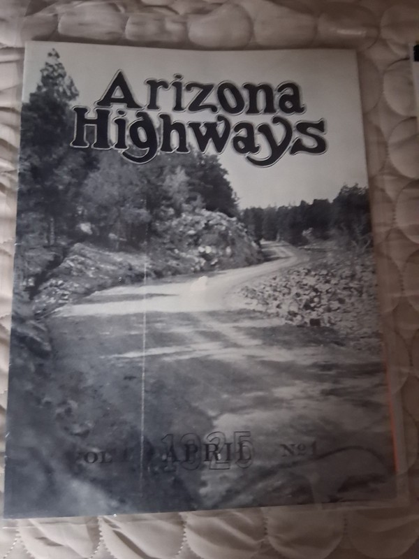 arizona highways magazine April 1925 Copy made in 1985 by Ariz. Highways
