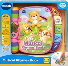 VTech Musical Rhymes Book, Pink BRAND NEW